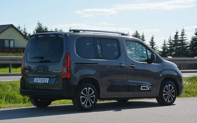 Citroen Berlingo cena 76800 przebieg: 93203, rok produkcji 2018 z Pelplin małe 407